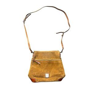 Dooney & Bourke Crossbody Strap Brown Suede